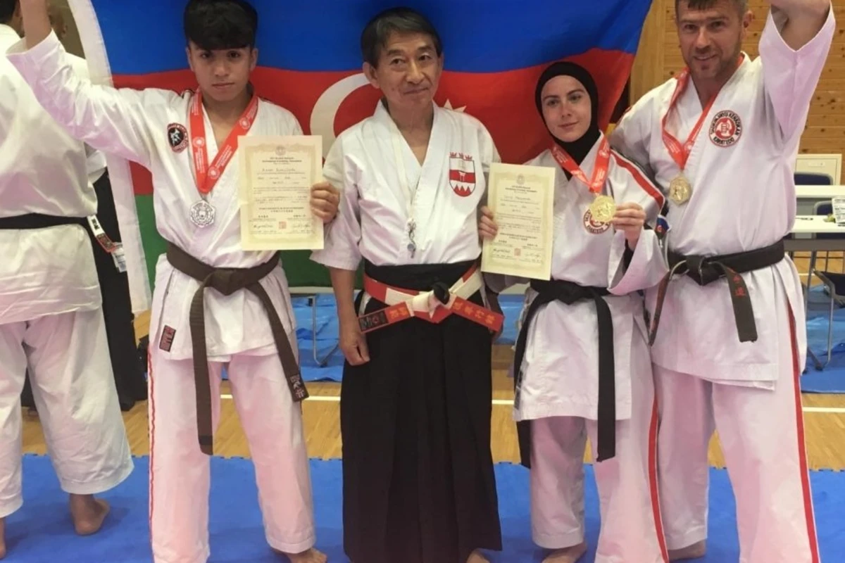 Karateçilərimizdən Okinavada böyük uğur: Beş qızıl, bir gümüş medal qazandılar - FOTO