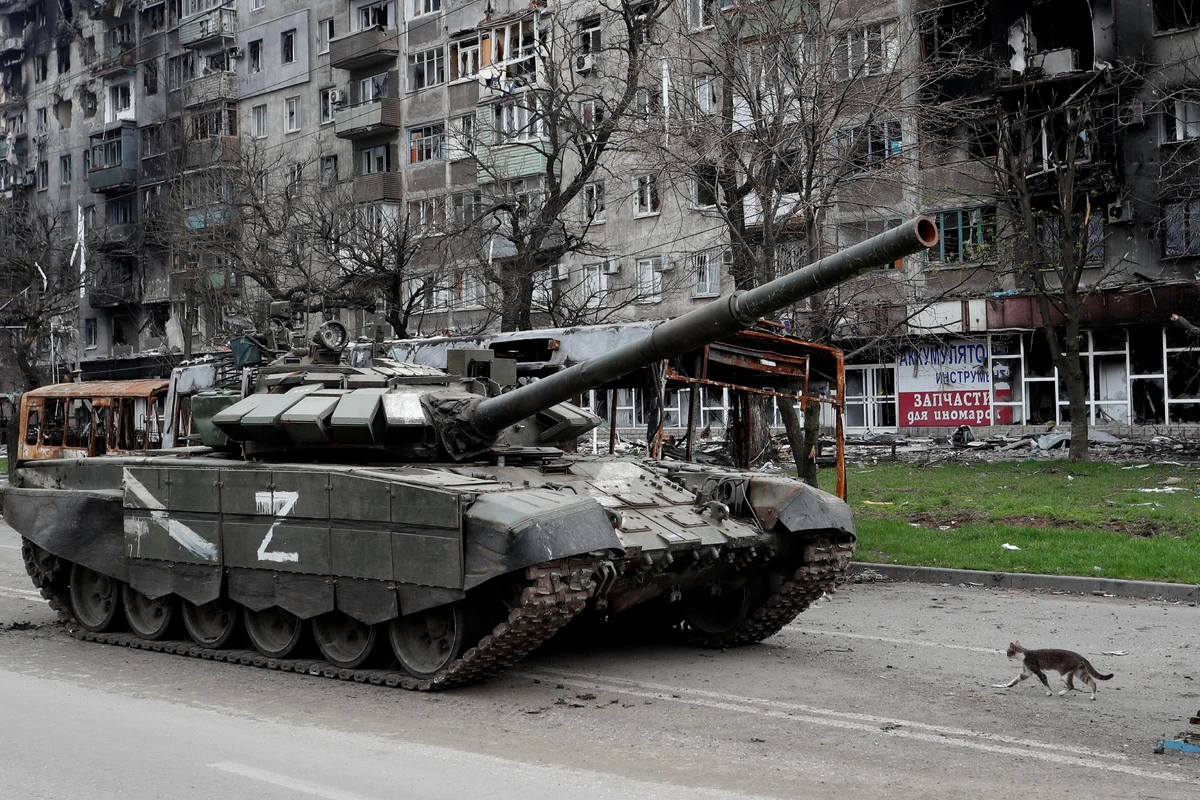 В Украине боец-азербайджанец уничтожил российский танк - ВИДЕО
