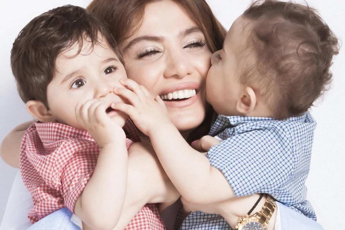 Ruhi Əliyeva ilk dəfə övladlarının görüntüsünü paylaşdı - FOTO