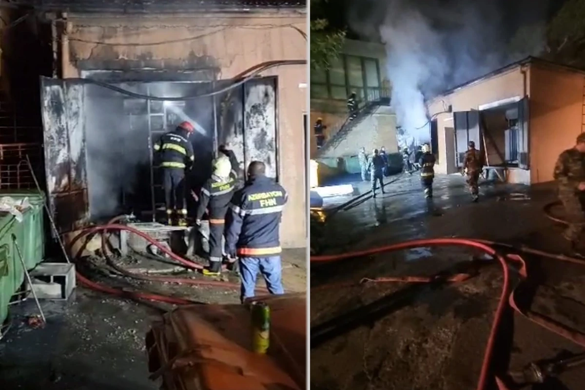 В Баку произошел пожар в жилом комплексе Megacity - ВИДЕО В Баку произошел пожар в жилом комплексе Megacity - ВИДЕО