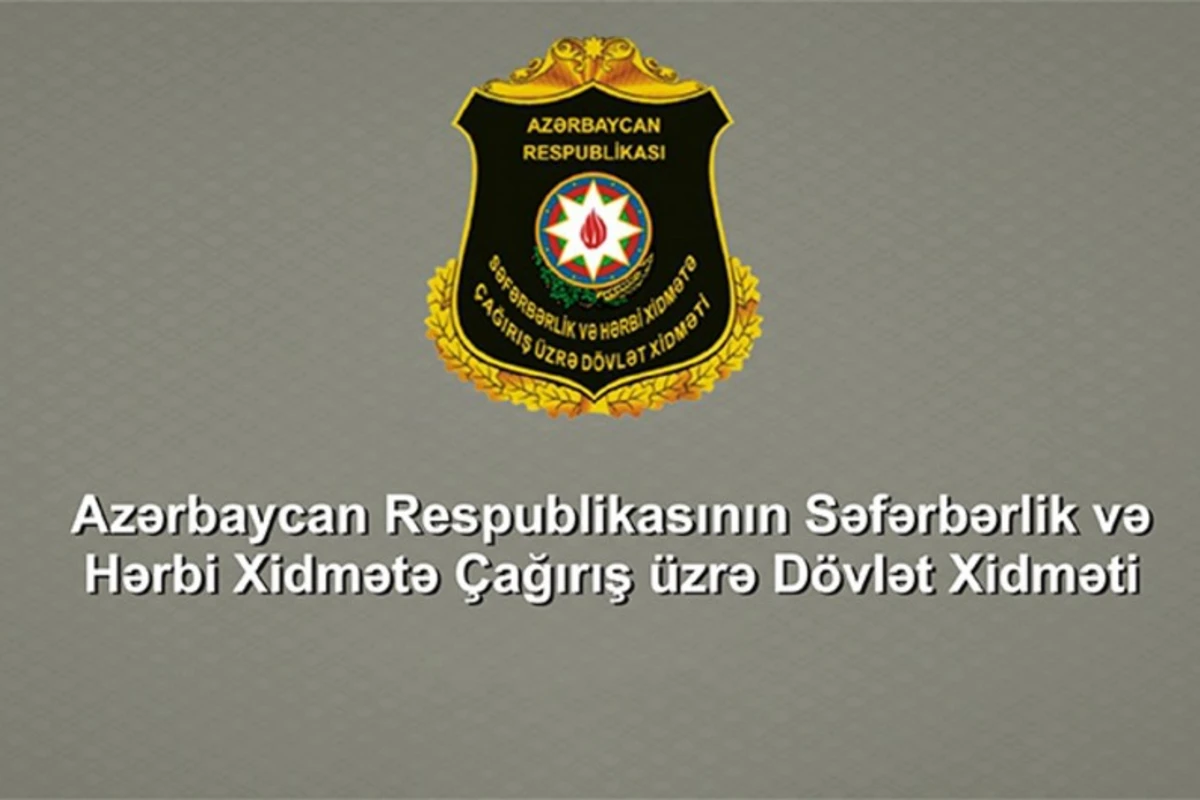 Səfərbərlik xidmətinə şöbə rəisi təyin edildi - FOTO