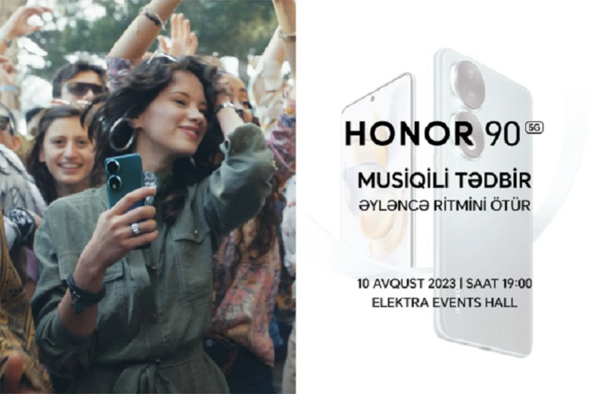 200 MP kameralı Honor 90 ilə “Əyləncə Ritmini Ötür!”