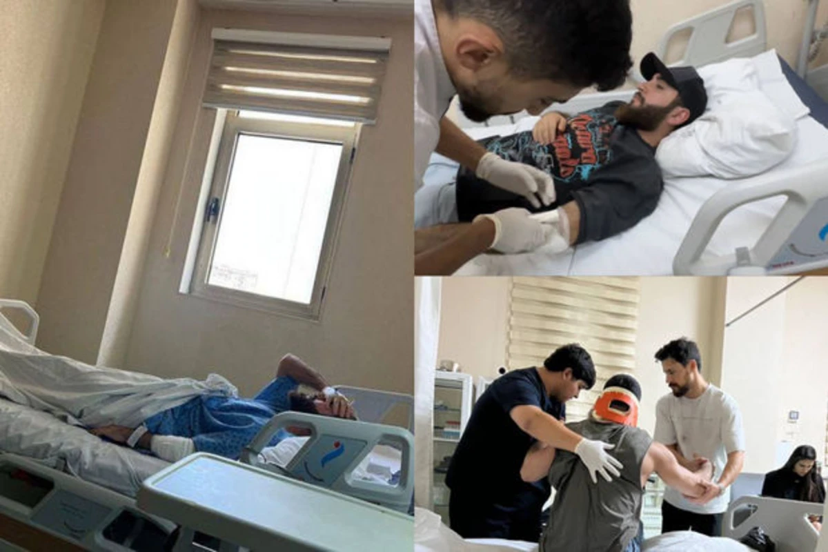 Bakıda jurnalisti və müğənnini avtomobil vurdu - FOTO