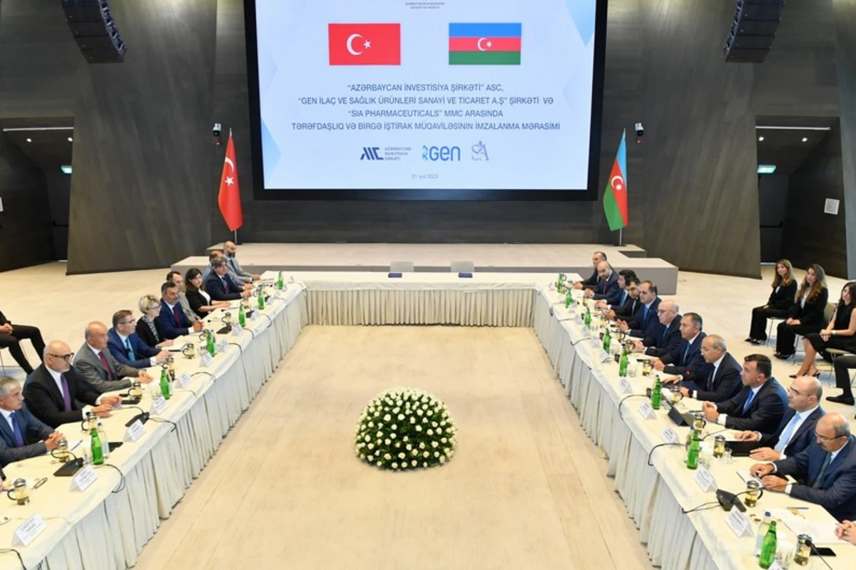 Azərbaycan Türkiyə ilə birgə əczaçılıq məhsullarının istehsalı zavodu tikəcək - FOTO