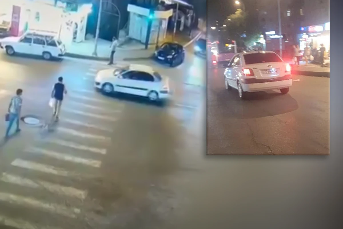 BDYPİ yolu qırmızı işıqda keçən sürücülərin görüntülərini yaydı - VİDEO