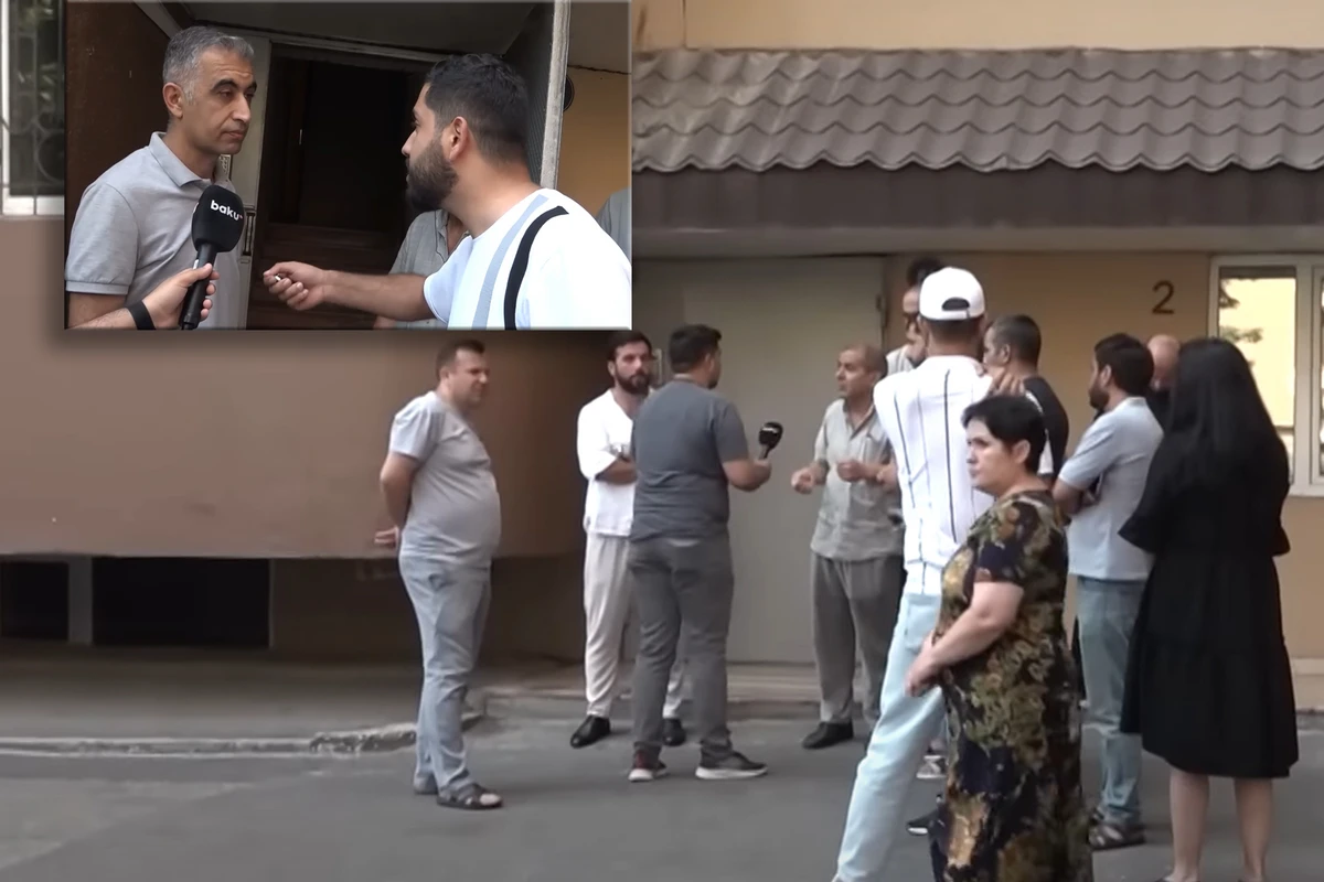В Баку жильцы дома оставались без света восемь дней - ВИДЕО