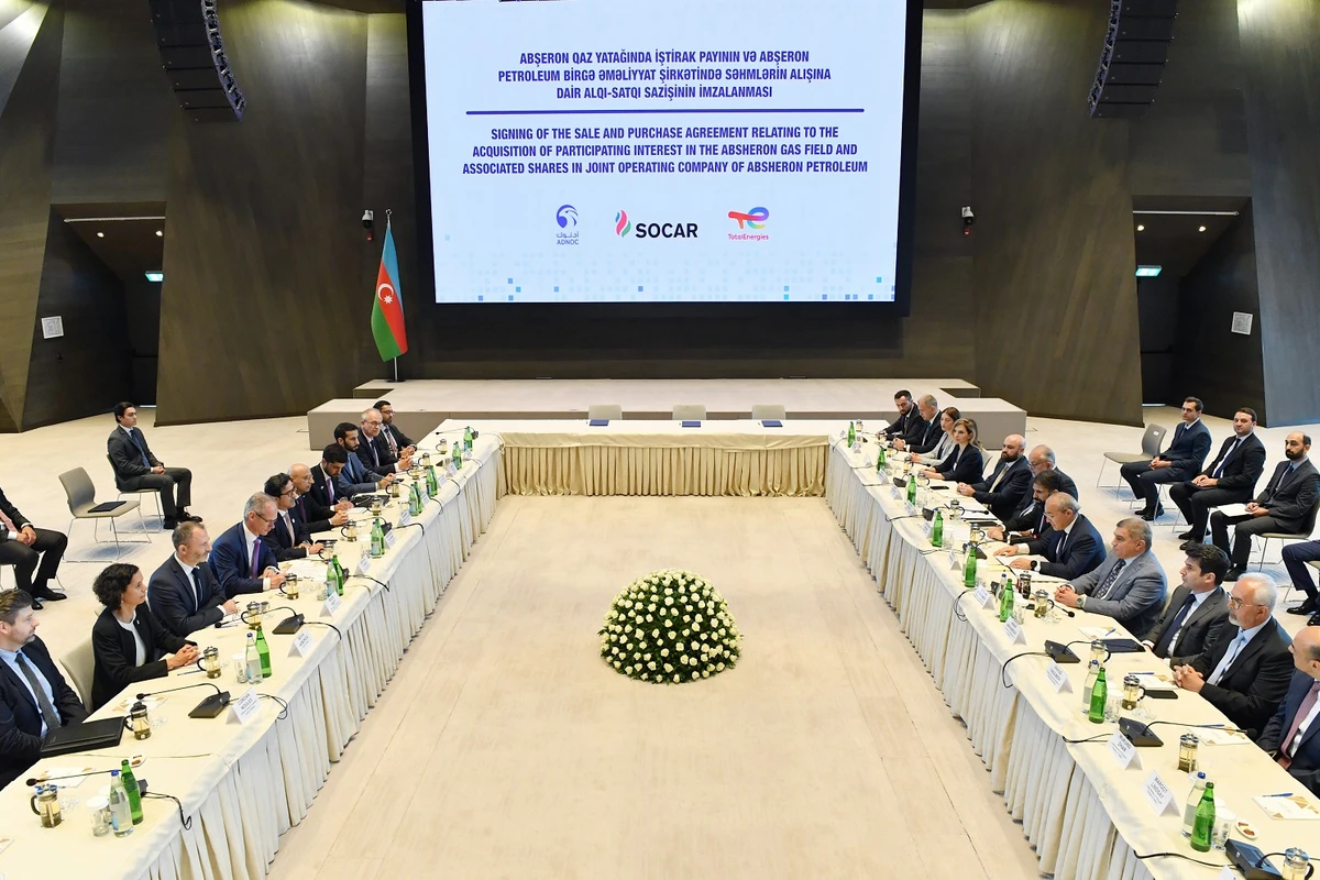 Abşeron qaz-kondensat yatağına yeni səhmdar daxil olur - FOTO/VİDEO
