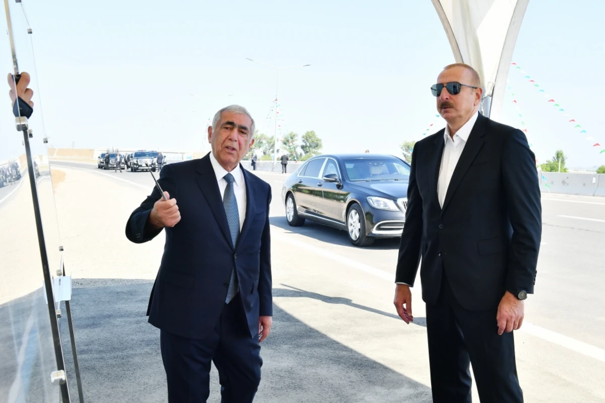 Prezident Bakı-Qazax-Gürcüstan yolunun Gəncə-Qazaxbəyli hissəsinin açılışında iştirak edib - FOTO - YENİLƏNİB