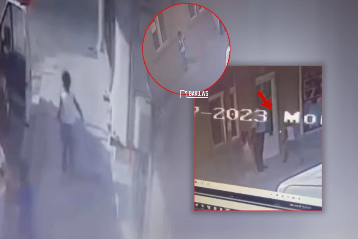 Bakıda ŞOK OLAY! Uşaq bağçada nəzarətsiz qalaraq maşın yoluna qaçdı - Valideyni təsadüfən onu aşkarladı - VİDEO