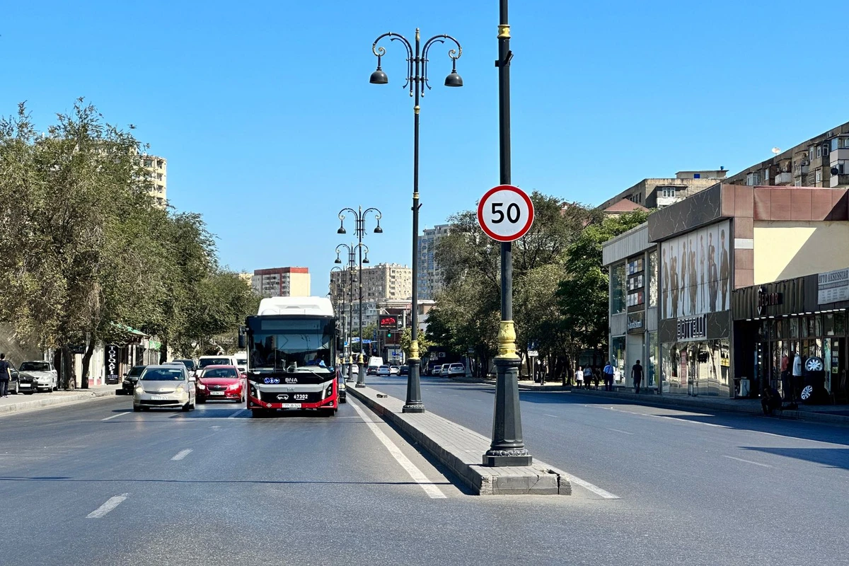 Daha 2 küçədə sürət həddi endirildi - FOTO