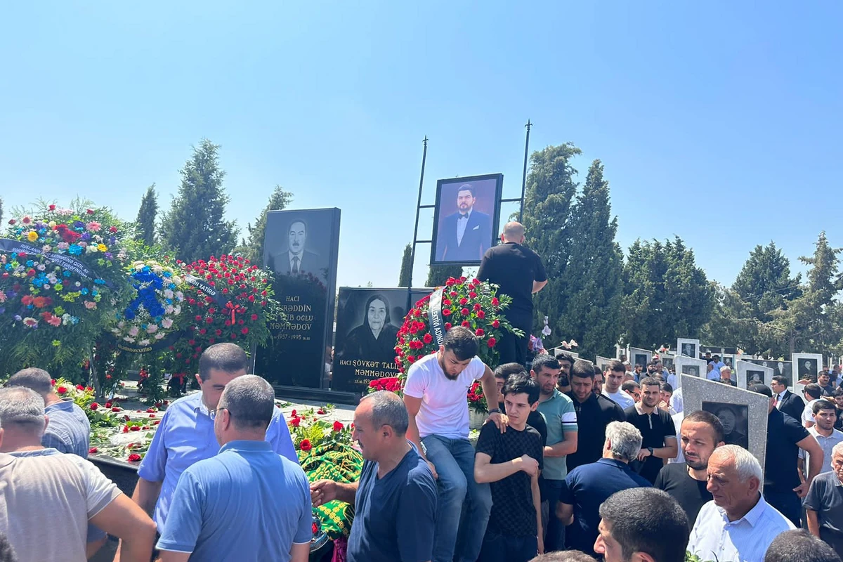 Nikosayağının düşdüyü qəzada ölən Ruslan dəfn edildi - FOTO/VİDEO