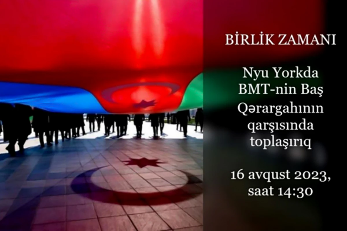 Azərbaycanlılar ABŞ-də aksiya keçirəcəklər - FOTO