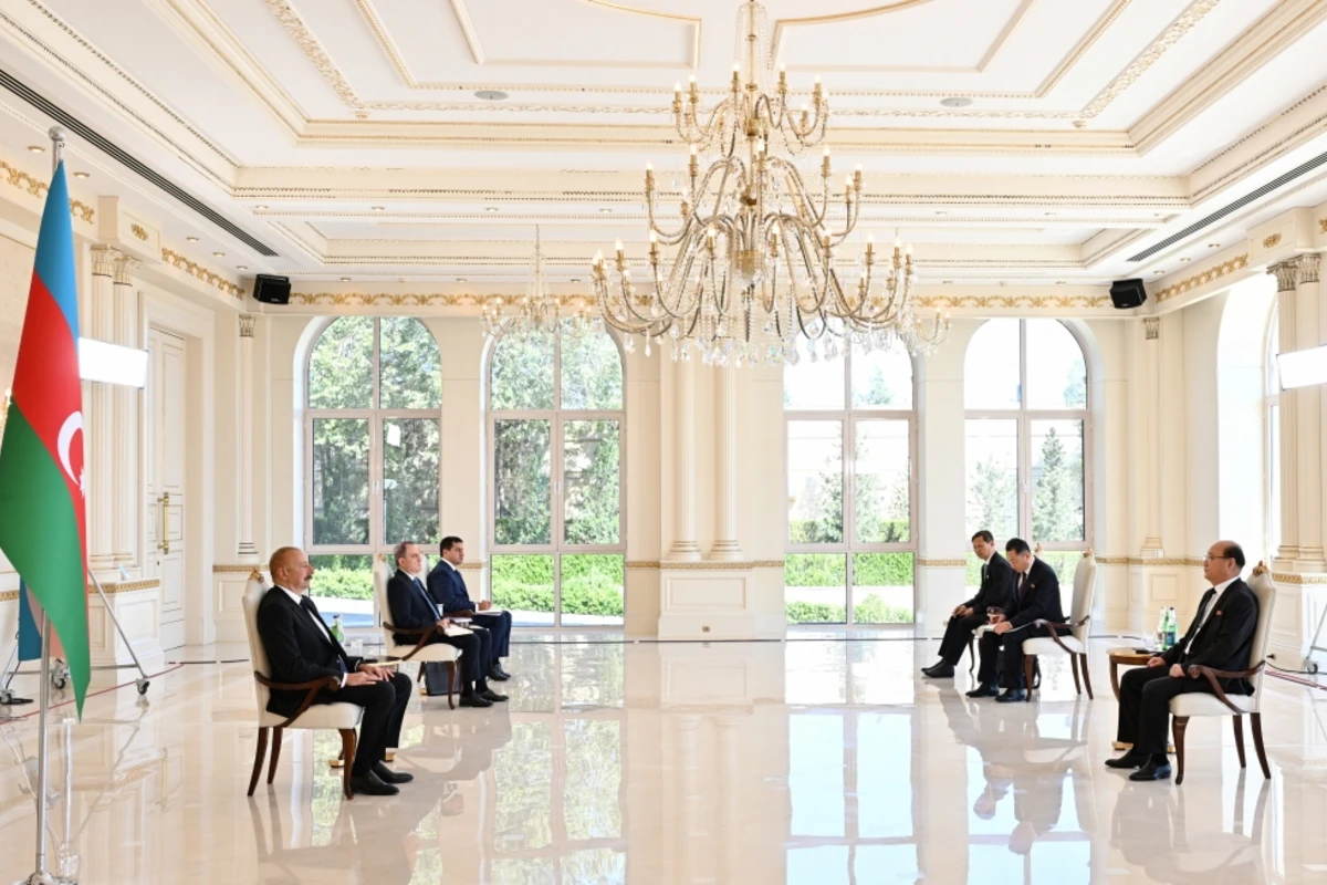 Prezident İlham Əliyev Koreyanın yeni səfirinin etimadnaməsini qəbul edib - FOTO