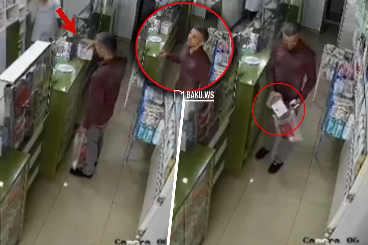 Bakıda aptekdən SMA xəstəsi uşaq üçün qoyulmuş yardım qutusu oğurlandı - ANBAAN VİDEO - YENİLƏNİB