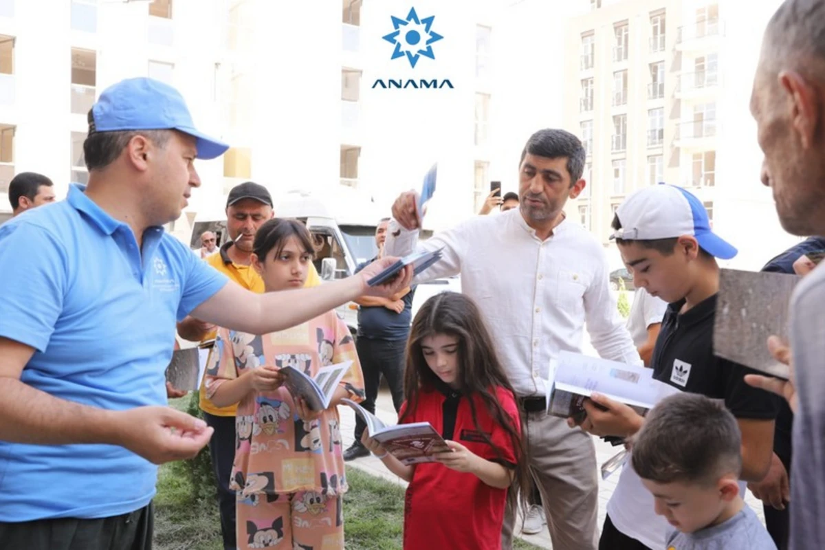 ANAMA Füzuliyə geri qayıdan sakinlər üçün maarifləndirmə təlimi keçirib - FOTO