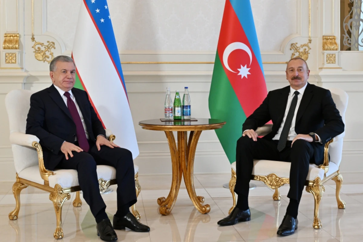 Состоялась встреча президентов Азербайджана и Узбекистана один на один