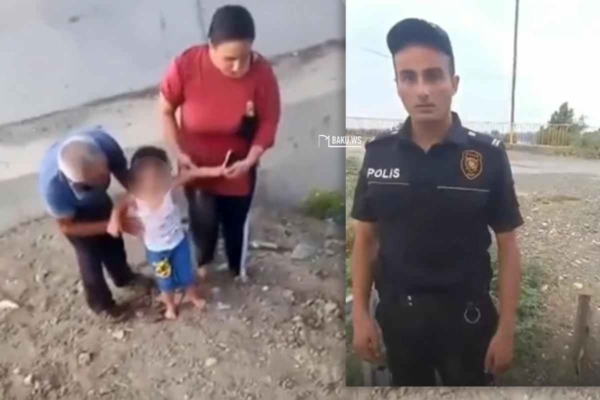 Azərbaycanda DƏHŞƏT! - Ana 3 yaşlı oğlu ilə birgə Kürdə intihar etmək istədi, polis... - VİDEO