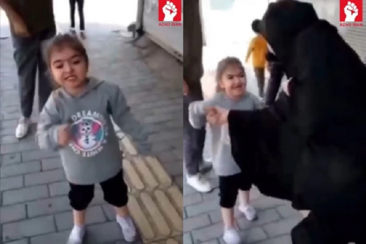 İranda balaca uşaq da anti-hökumət şüarı səsləndirir - VİDEO İranda balaca uşaq da anti-hökumət şüarı səsləndirir - VİDEO