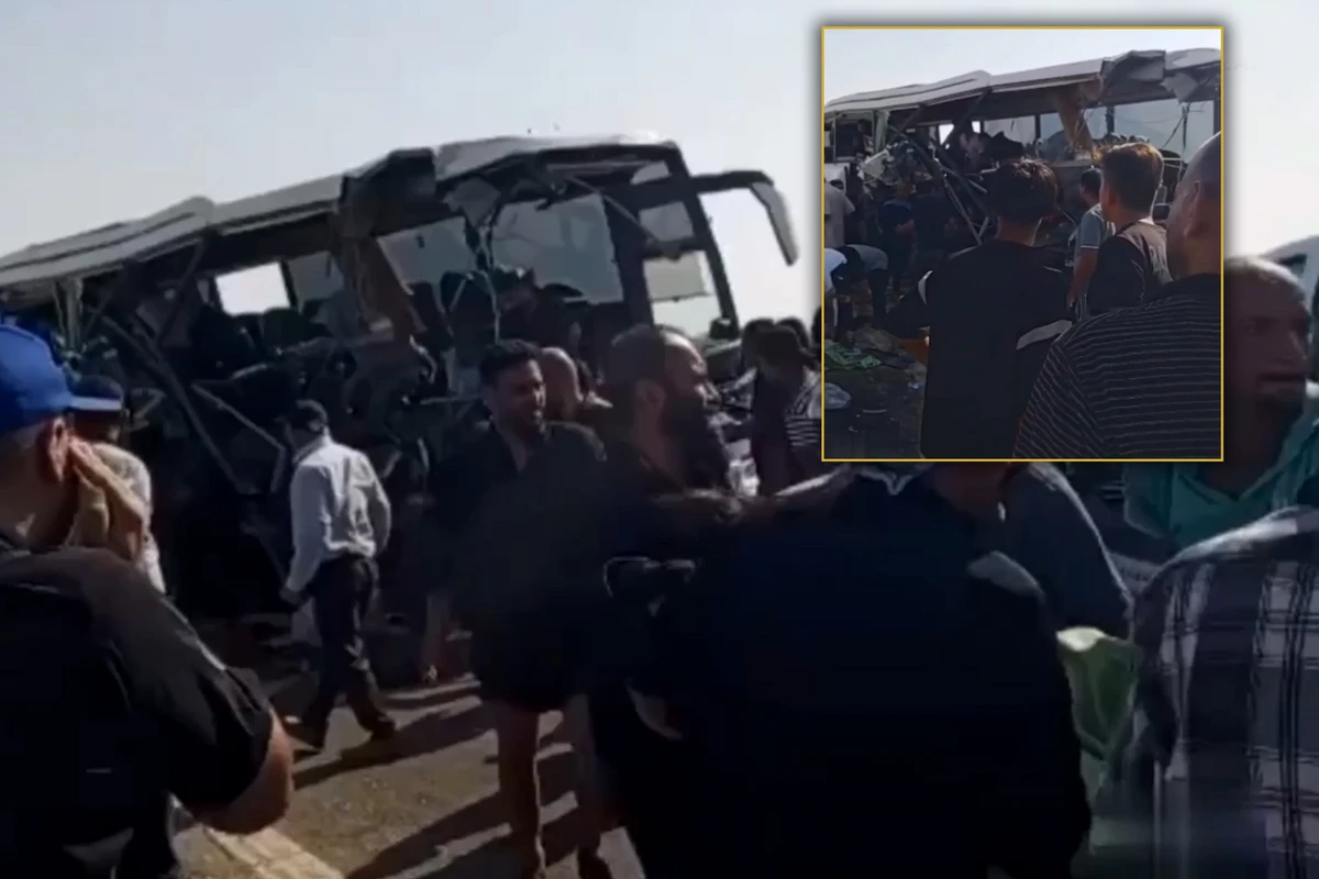 İraqda iranlı zəvvarları daşıyan avtobus aşdı: 20 nəfər həlak olub - VİDEO
