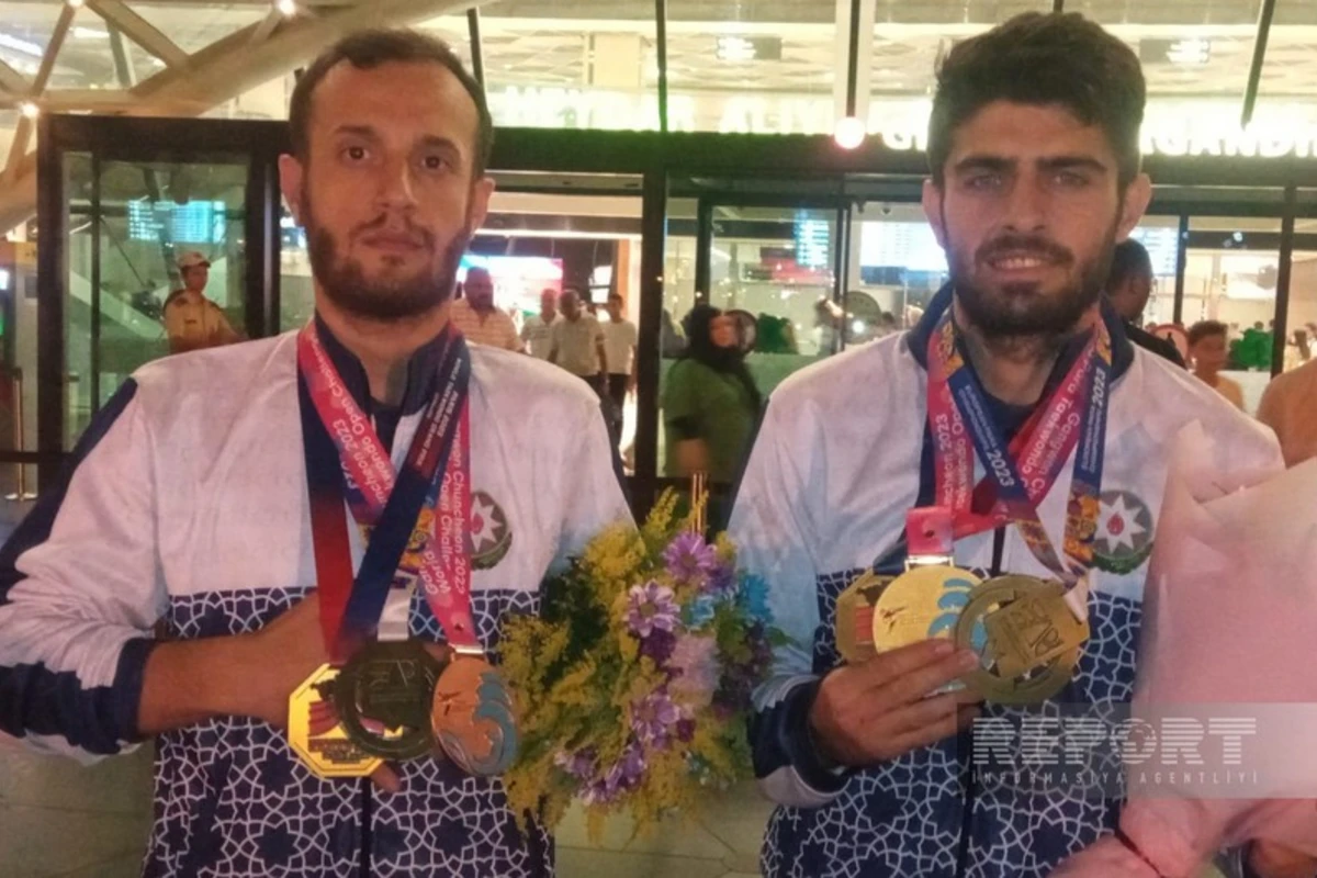 Beynəlxalq yarışlarda uğurla çıxış edən parataekvondoçularımız Vətənə dönüblər - FOTO