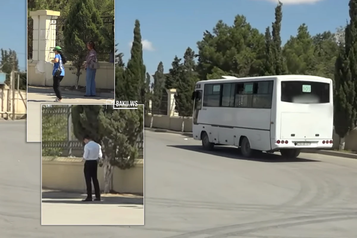 Bakıda bu qəsəbədə sakinlər 30 dəqiqə avtobus gözləyir - VİDEO