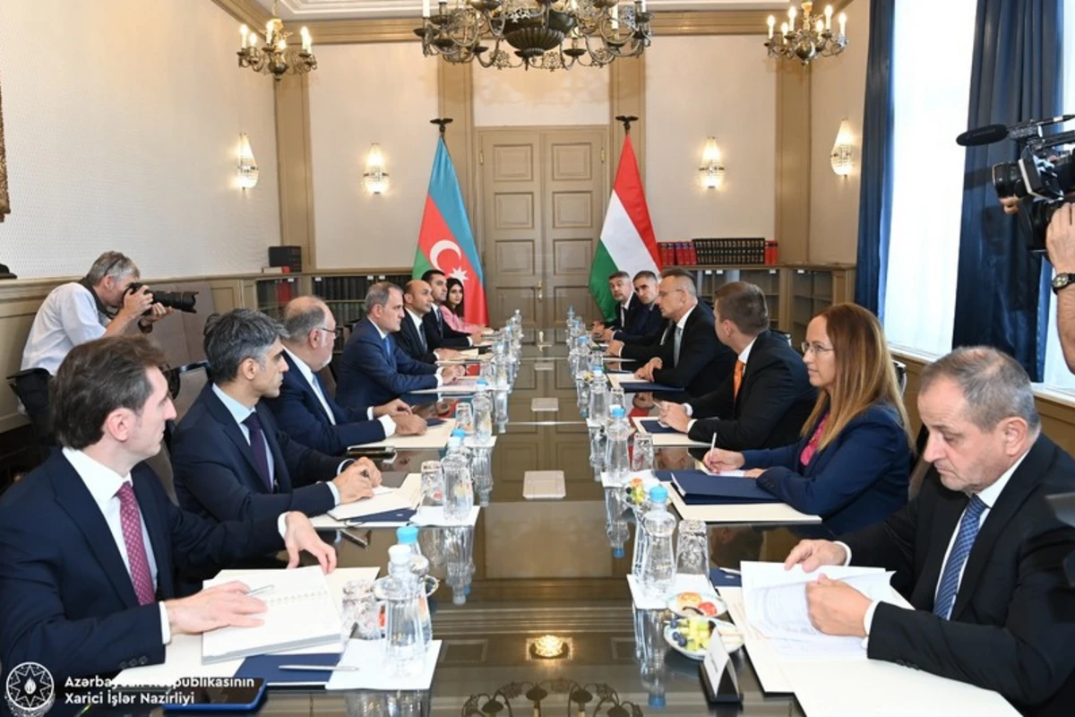 Azərbaycan-Macarıstan Strateji Dialoqunun Birinci iclası keçirilib