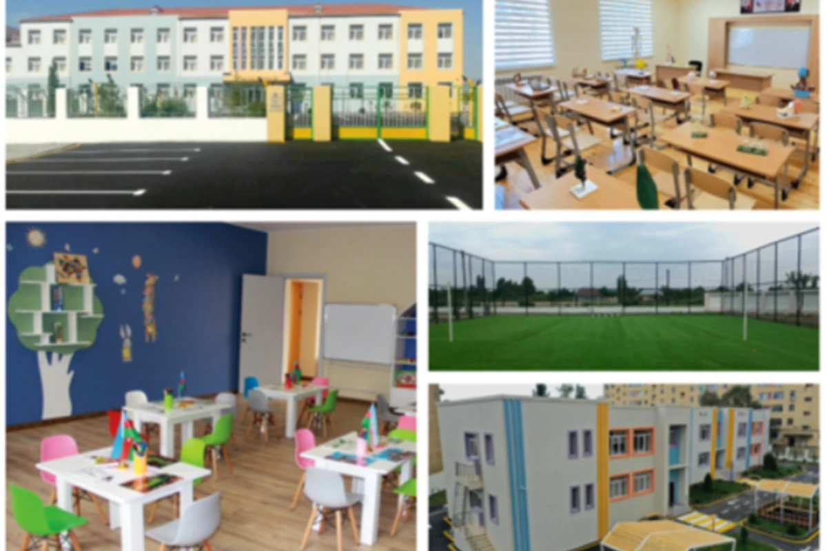 Heydər Əliyev Fondu tərəfindən təmir olunan məktəb və bağçalar istifadəyə verilir