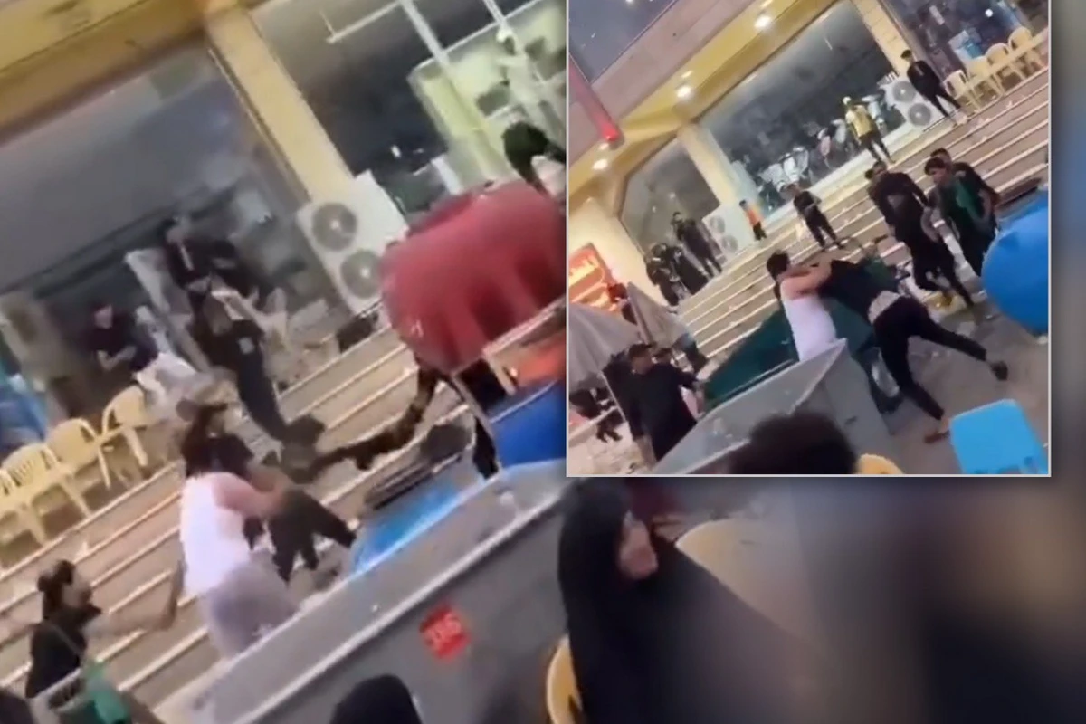 İranlı və iraqlı zəvvarlar arasında dava düşüb - VİDEO