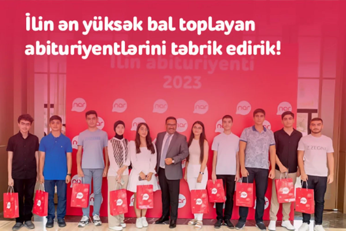 “Nar”dan təhsilə dəstək: Ən çox bal toplayan abituriyentlər mükafatlandırıldı - FOTO “Nar”dan təhsilə dəstək: Ən çox bal toplayan abituriyentlər mükafatlandırıldı - FOTO
