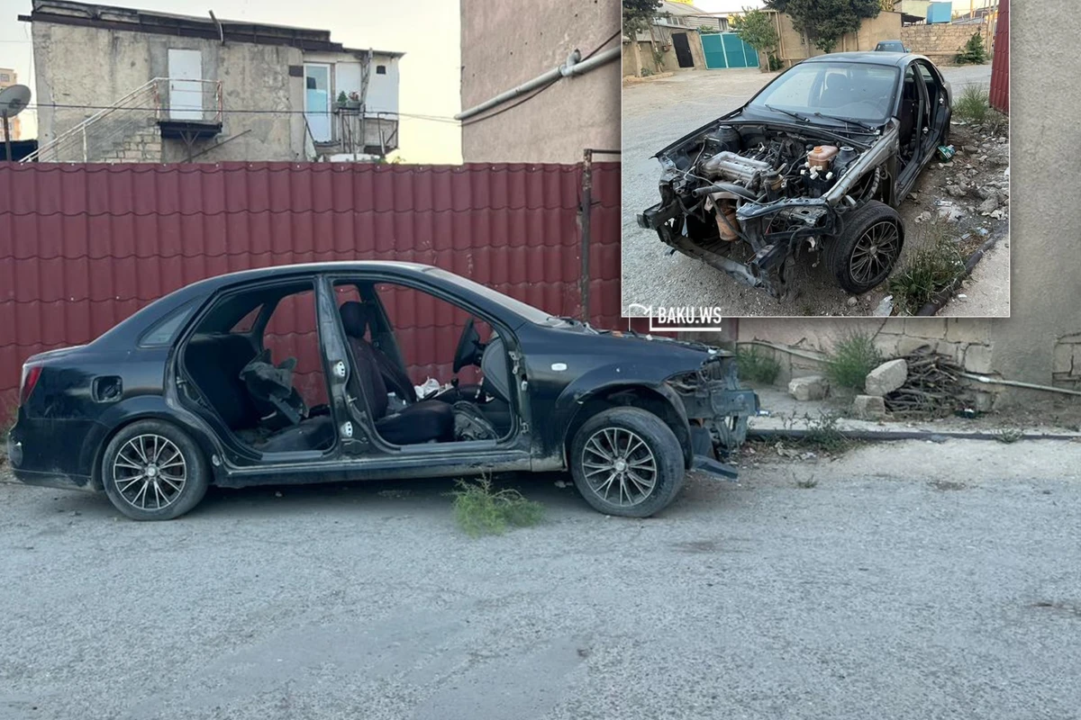 Qəzaya düşən maşının ehtiyyat hissələri oğurlanıb? - İddia - DİN-dən açıqlama - FOTO