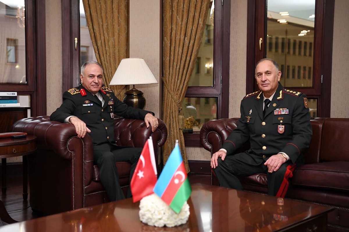 Azərbaycan Ordusunun Baş Qərargah rəisi türkiyəli həmkarı ilə görüşüb - FOTO