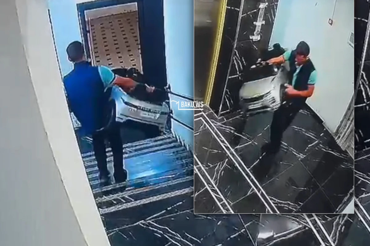 Bakıda uşağın oyuncaq Range Roveri belə oğurlandı - ANBAAN VİDEO