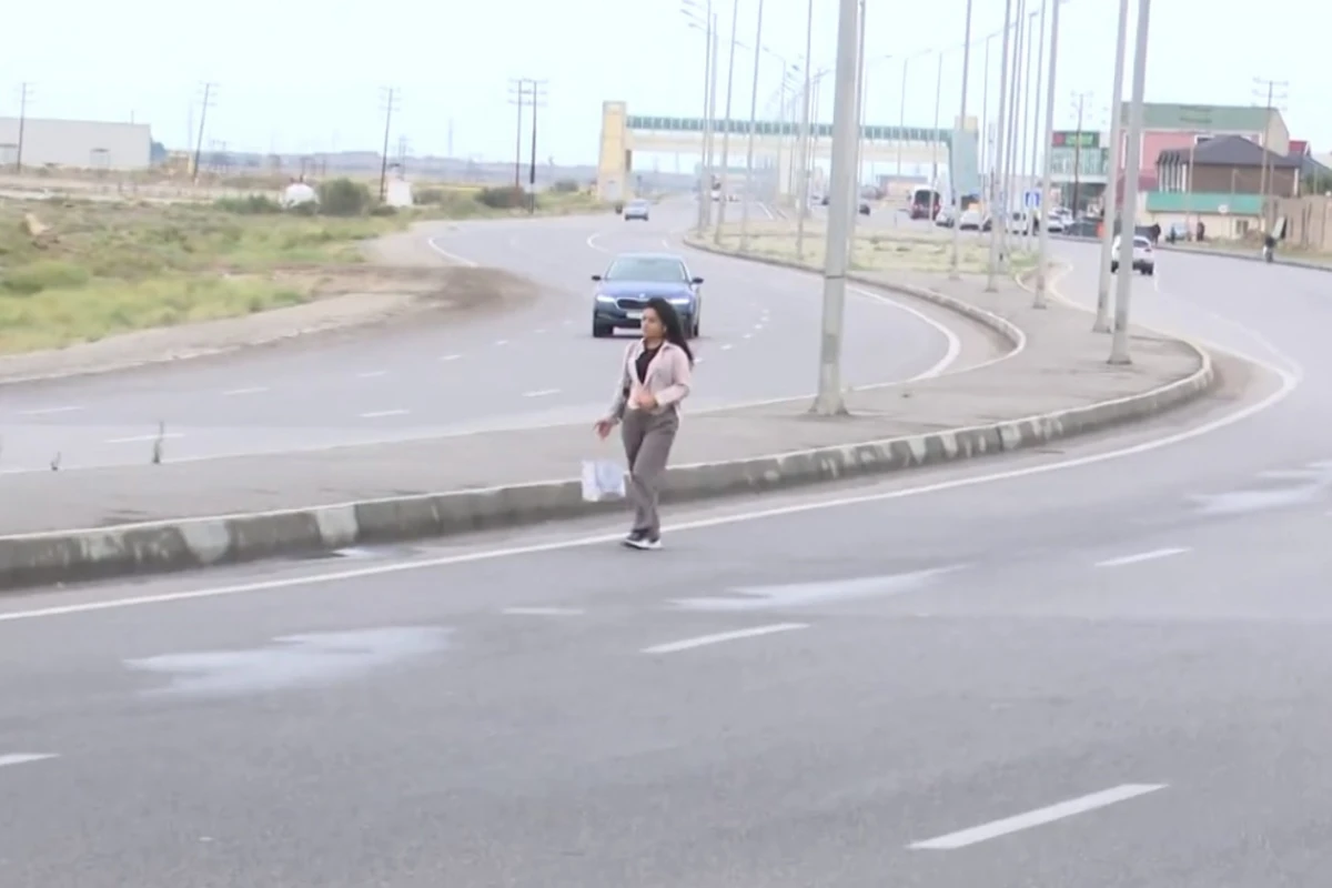 Bakıda insanların əcəlinə çevrilən yol - VİDEO