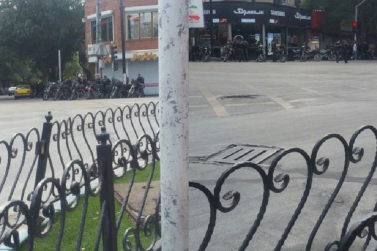 Xalq qiyamından qorxan rejim Təbrizdə gücləndirilmiş təhlükəsizlik tədbiri həyata keçirir - FOTO