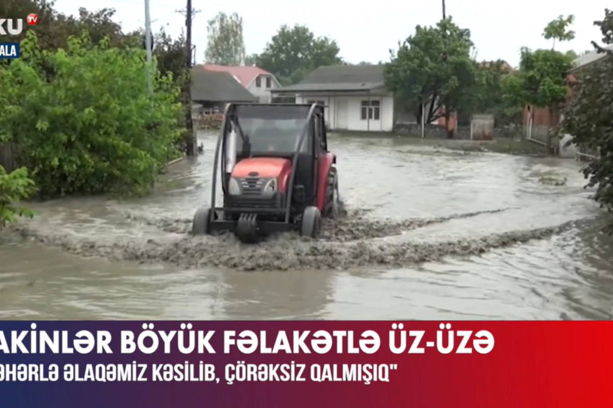 Zaqatalada sakinlər çörəksiz qalıb - Sel fəlakəti əhalini çıxılmaz vəziyyətdə qoyub - VİDEO