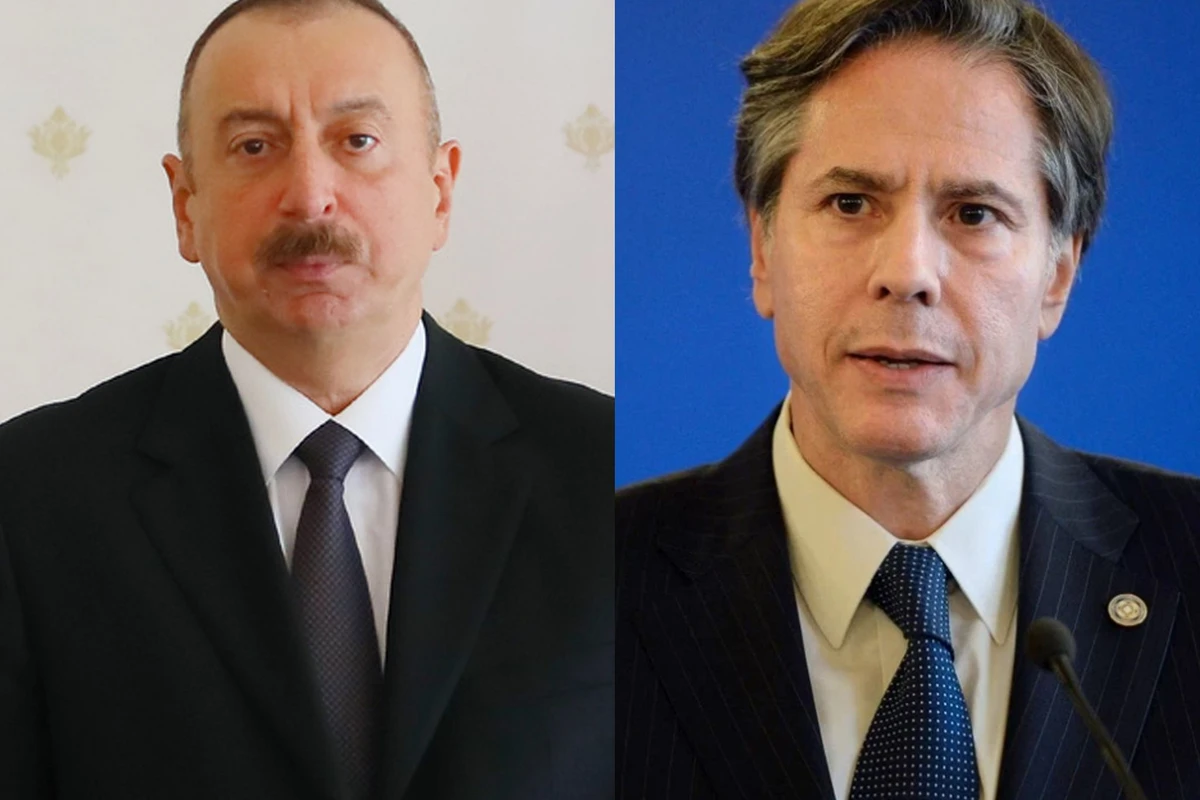 ABŞ Dövlət katibi Antoni Blinken Prezident İlham Əliyevə zəng edib