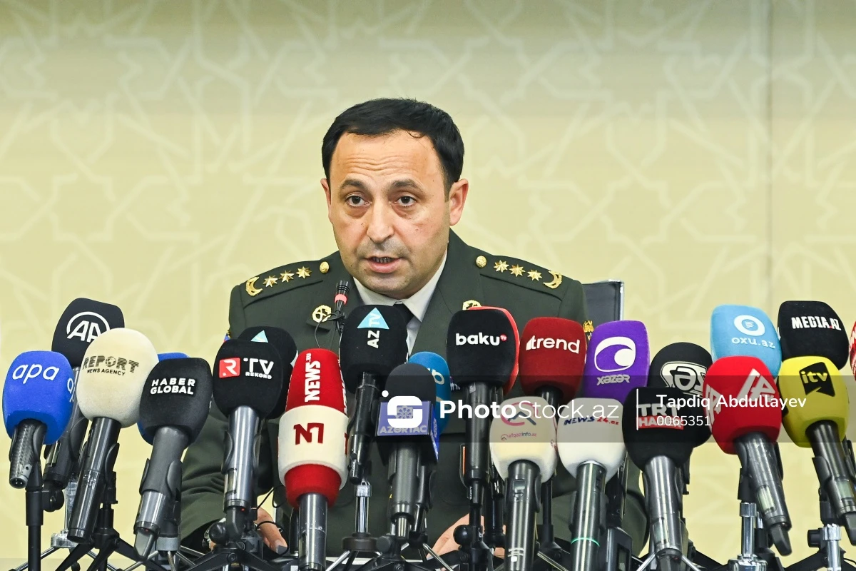 Министерство обороны Азербайджана провело очередной брифинг - ВИДЕО