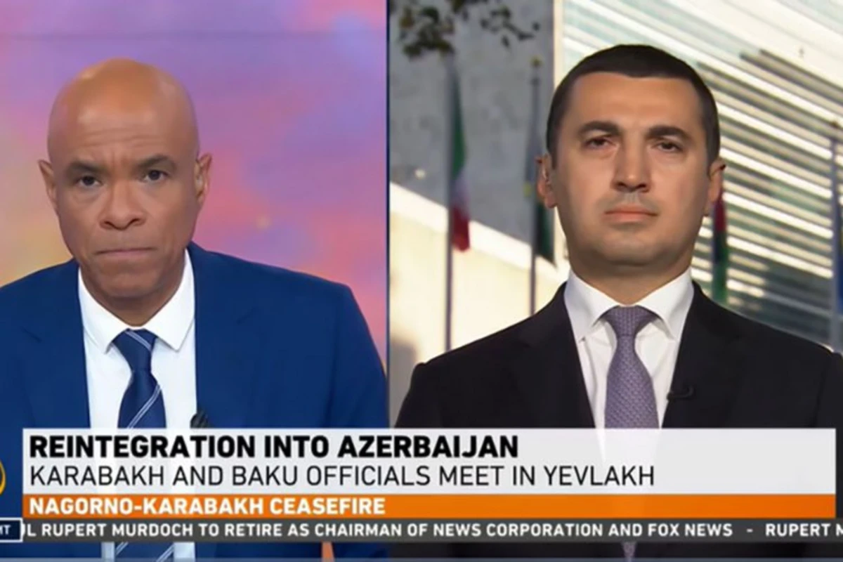Ayxan Hacızadə “Əl-Cəzirə” telekanalına Qarabağdakı vəziyyətlə bağlı müsahibə verib - VİDEO