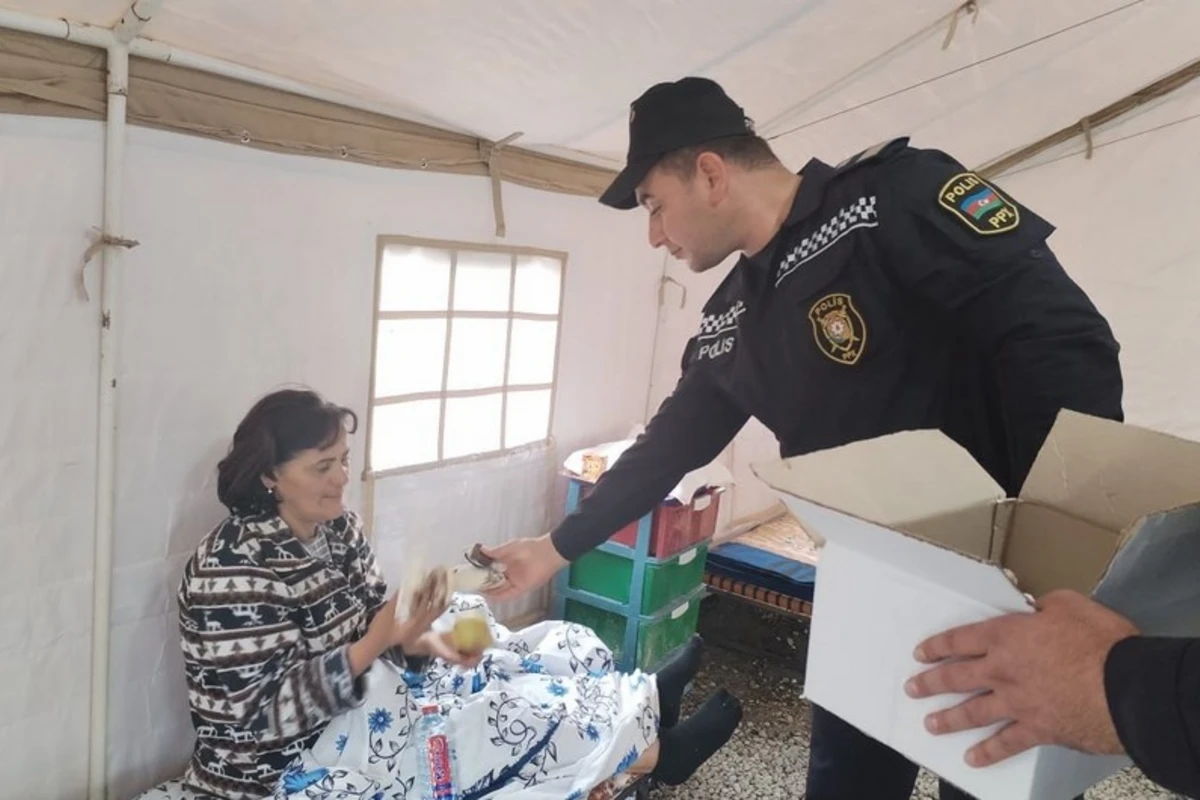 FHN Qarabağın erməniəsilli əhalisi üçün çadırlar qurub - FOTO