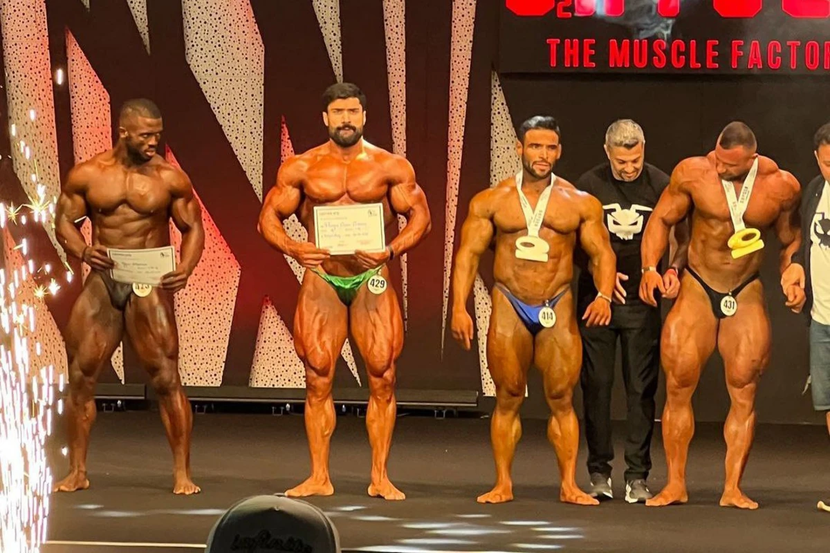 Sabiq Baş nazirinin xanəndə kürəkəni Bodybuilding yarışında - FOTO/VİDEO