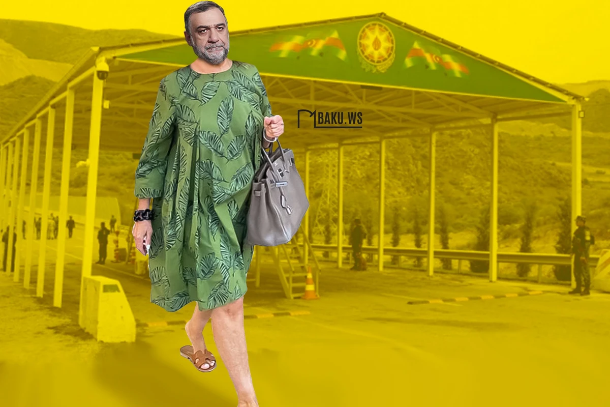 Ruben Vardanyan qadın qiyafəsində Qarabağdan qaçmağa çalışıb - VİDEO