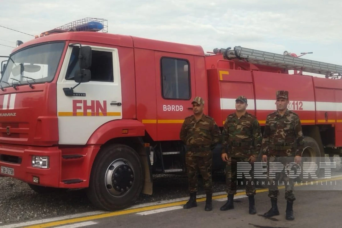 Сотрудники МЧС Азербайджана потушили пожар на АЗС вблизи Ханкенди - ОБНОВЛЕНО + ФОТО