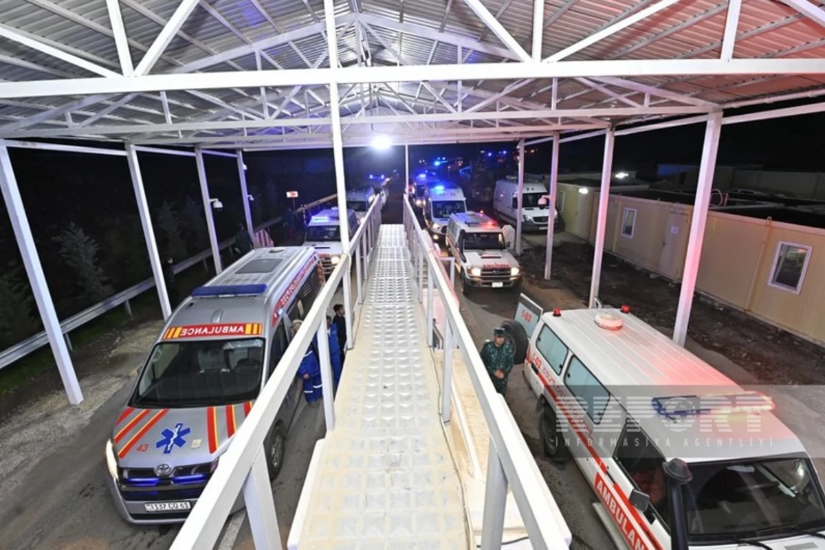 Ötən gün Xankəndinə gedən təcili tibbi yardım avtomobilləri maneəsiz şəkildə Gorusa qayıdıb - FOTO