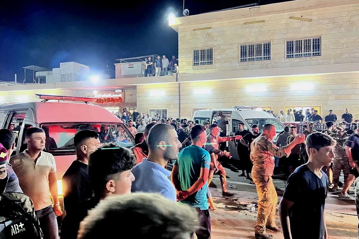 İraqda toy yasa çevrildi: 120 nəfər həyatını itirdi - VİDEO