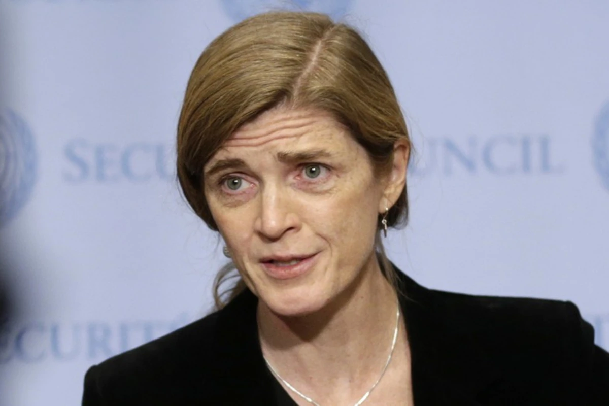 Samanta Pauer Azərbaycana gəlib Samanta Pauer Azərbaycana gəlib