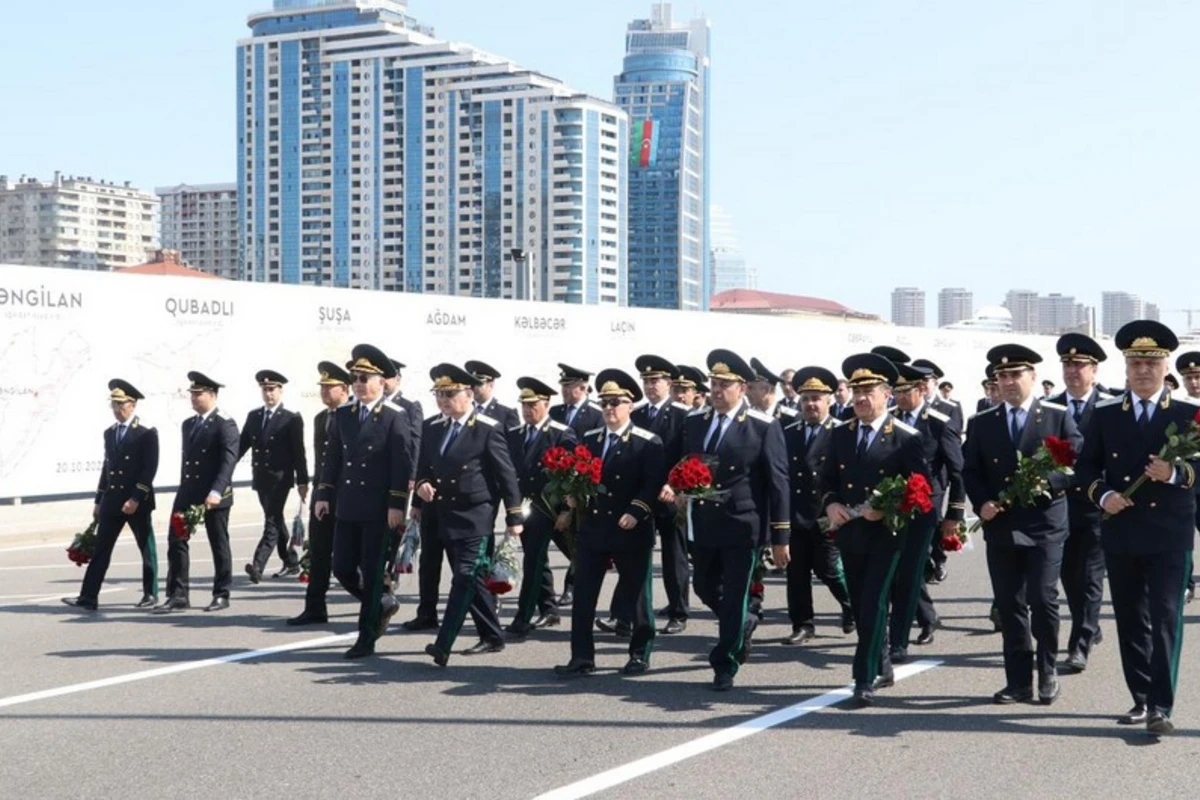 Руководство Генпрокуратуры посетило строящийся в Баку Парк Победы - ФОТО