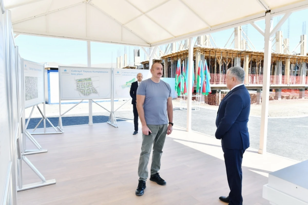 Prezident İlham Əliyev Cəbrayıl rayonuna səfər edib - FOTO