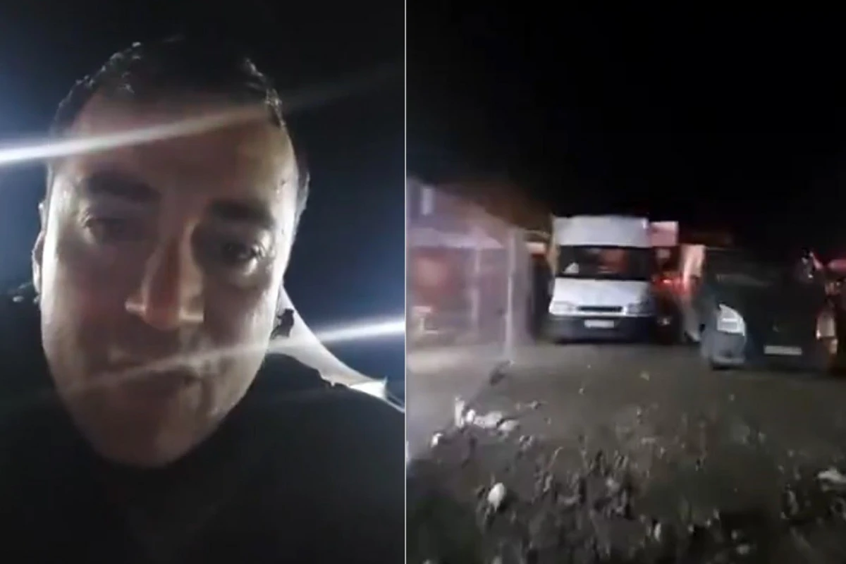 Qarabağdan Ermənistana gedən mülki əhali fəryad edir: Bizə nə yemək verirlər, nə də su - VİDEO