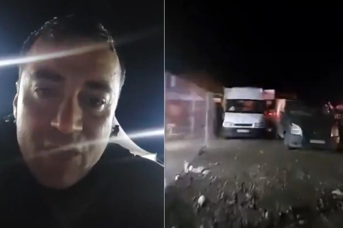 Гражданское население, направляющееся из Карабаха в Армению: Нам не дают ни еды, ни воды - ВИДЕО