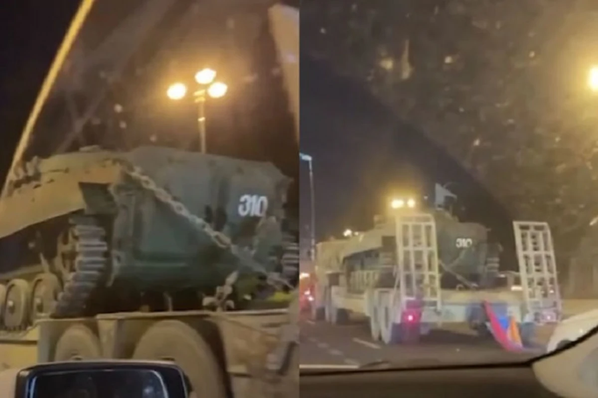 Очередной армянский символ победы доставлен в Парк военных трофеев - ВИДЕО